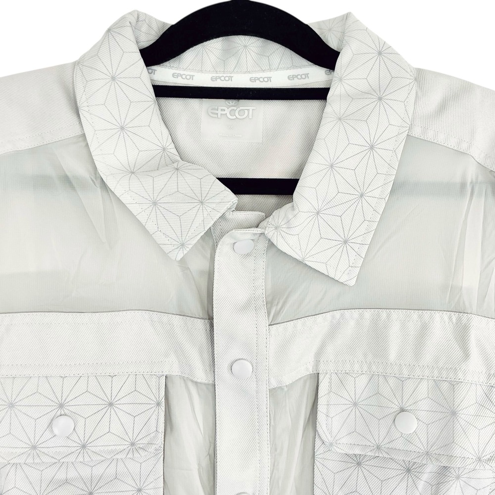 Disney Epcot‎ Men's XXL Spaceship Earth Jacket Gray Park Exclusive Unisex
